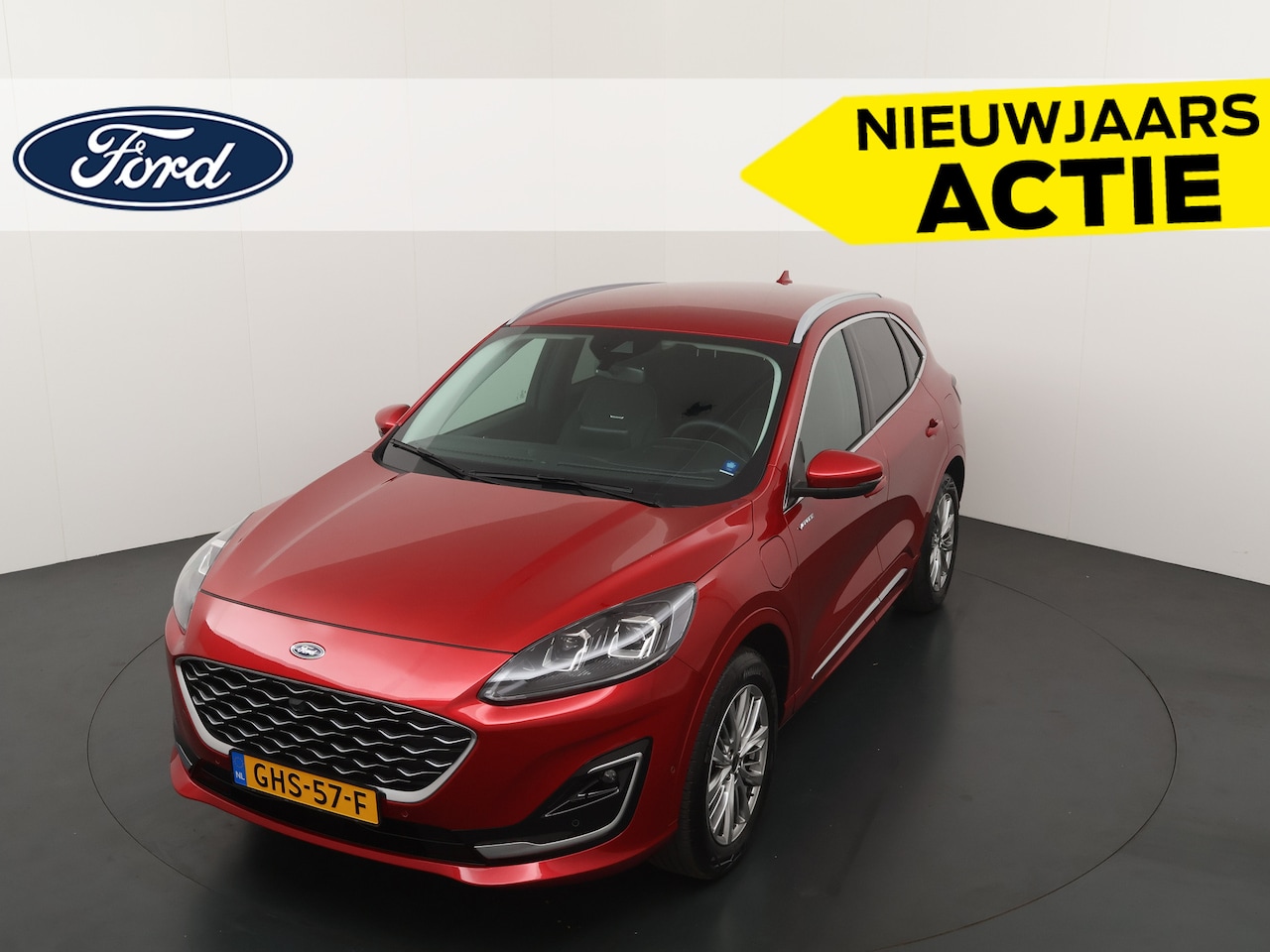 Ford Kuga - 2.5 PHEV 225 pk Vignale | Trekhaak | Leder | Winter Pack | Adapt. Cruise | Camera | Elek. - AutoWereld.nl