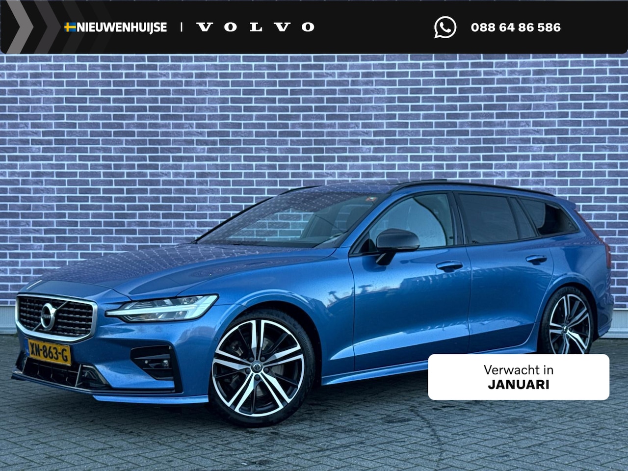 Volvo V60 - 2.0 T5 R-Design | Trekhaak | Panorama dak | Head-Up Display | Harman / Kardon | CarPlay | - AutoWereld.nl