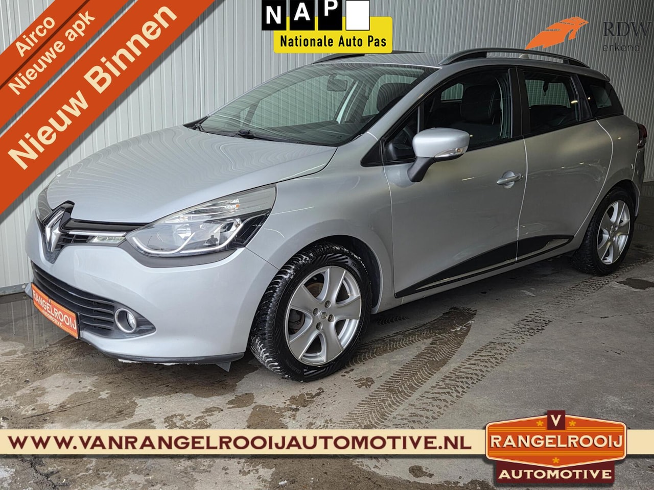 Renault Clio Estate - 0.9 TCe Night&Day, airco, cruise, 16" lmv - AutoWereld.nl