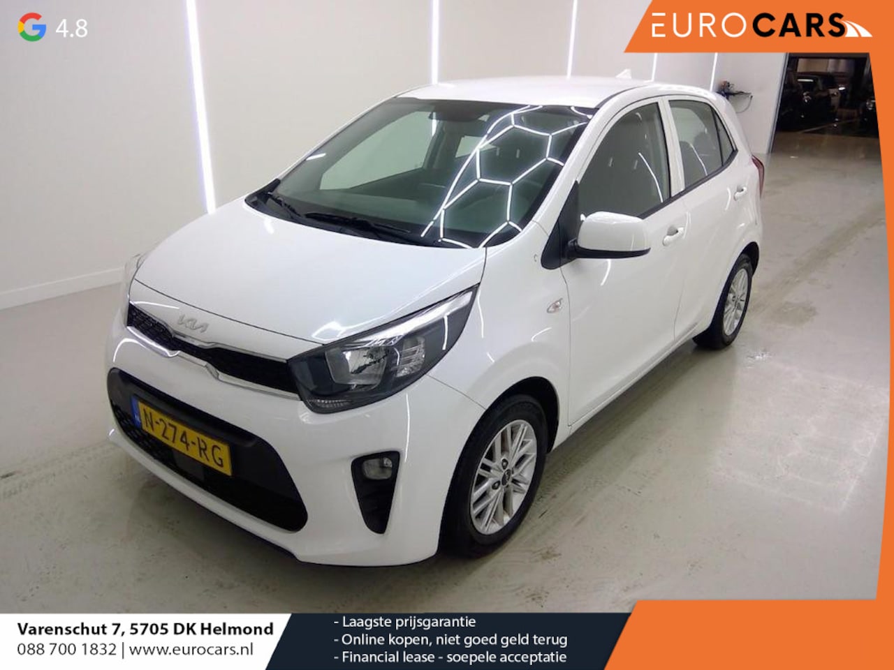 Kia Picanto - 1.0 DPi DynamicLine Navigatie Apple Carplay/Android Auto Camera Crusie Control Lichtmetale - AutoWereld.nl