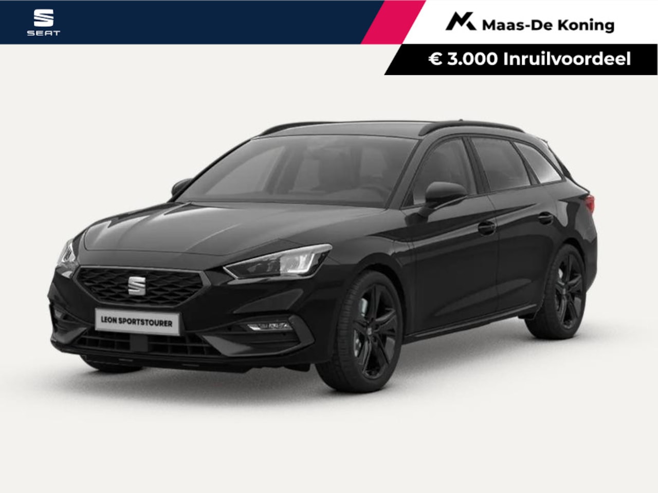 SEAT Leon Sportstourer - 1.5 TSI e-Hybrid FR Business 204 PK l Black Pack l Technology Pack - AutoWereld.nl