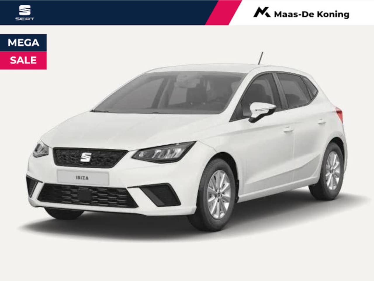 SEAT Ibiza - 1.0 EcoTSI Style Lichtmetalen velgen | Parkeersensoren | 2500 herwaardering!! - AutoWereld.nl