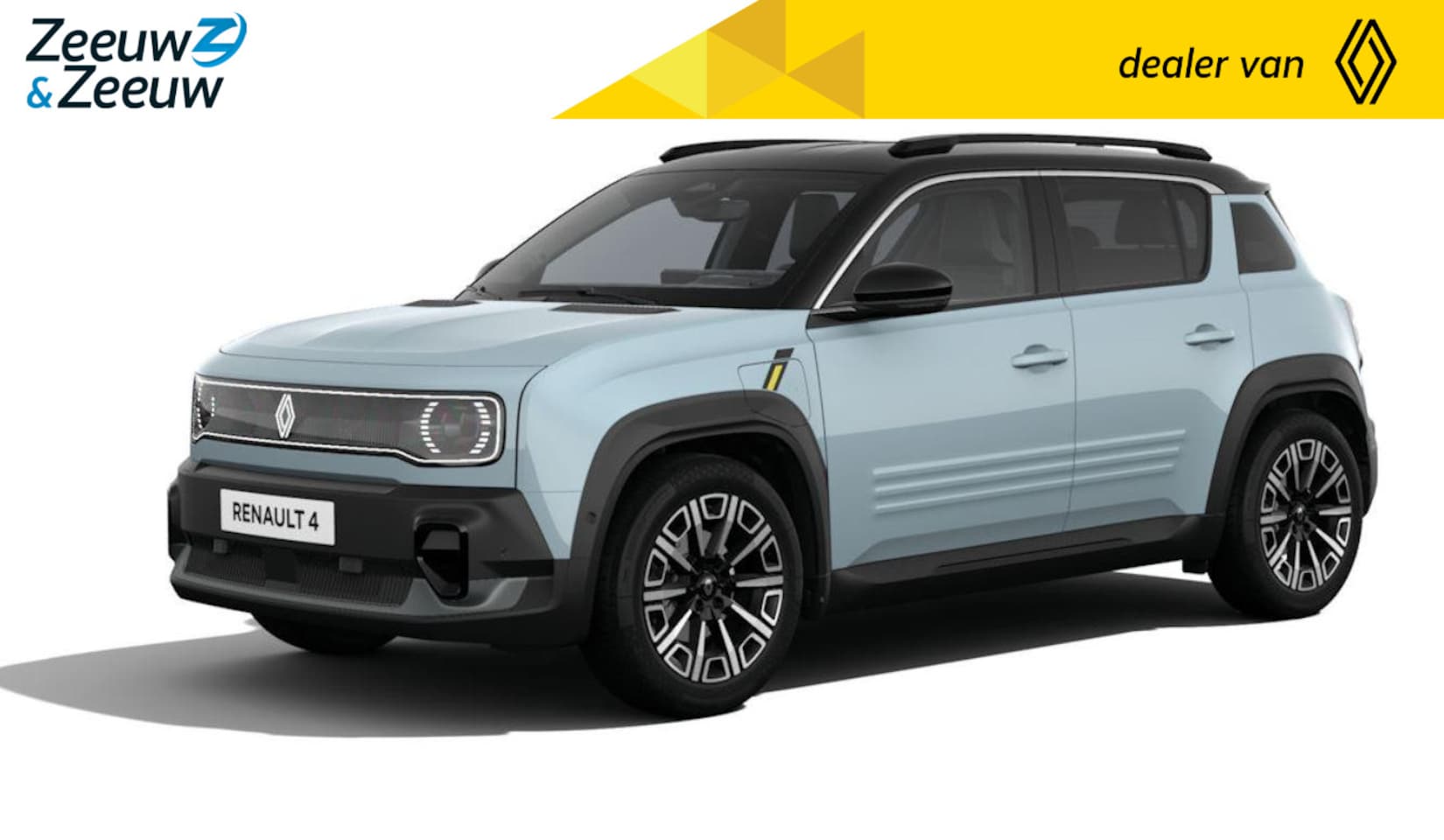 Renault 4 - Iconic comfort range 52 kWh | NU met € 4.750,- Zeeuw & Zeeuw voorraadkorting en GRATIS 5 j - AutoWereld.nl