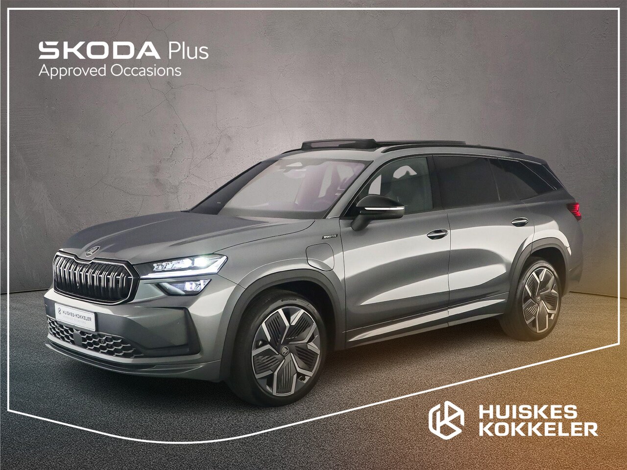 Skoda Kodiaq - Sportline Business 1.5 TSI PHEV 204pk DSG Automaat Trekhaak, Panoramadak, CANTON audio, Ad - AutoWereld.nl