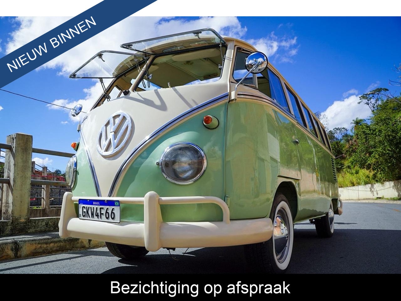 Volkswagen T1 - personenbus of camper 23 raams en schuifdak !! - AutoWereld.nl