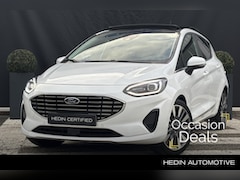Ford Fiesta - 1.0 EcoBoost Hybrid Titanium Vignale AUTOMAAT | Adap. Cruise Control | Pano | Achteruitrij