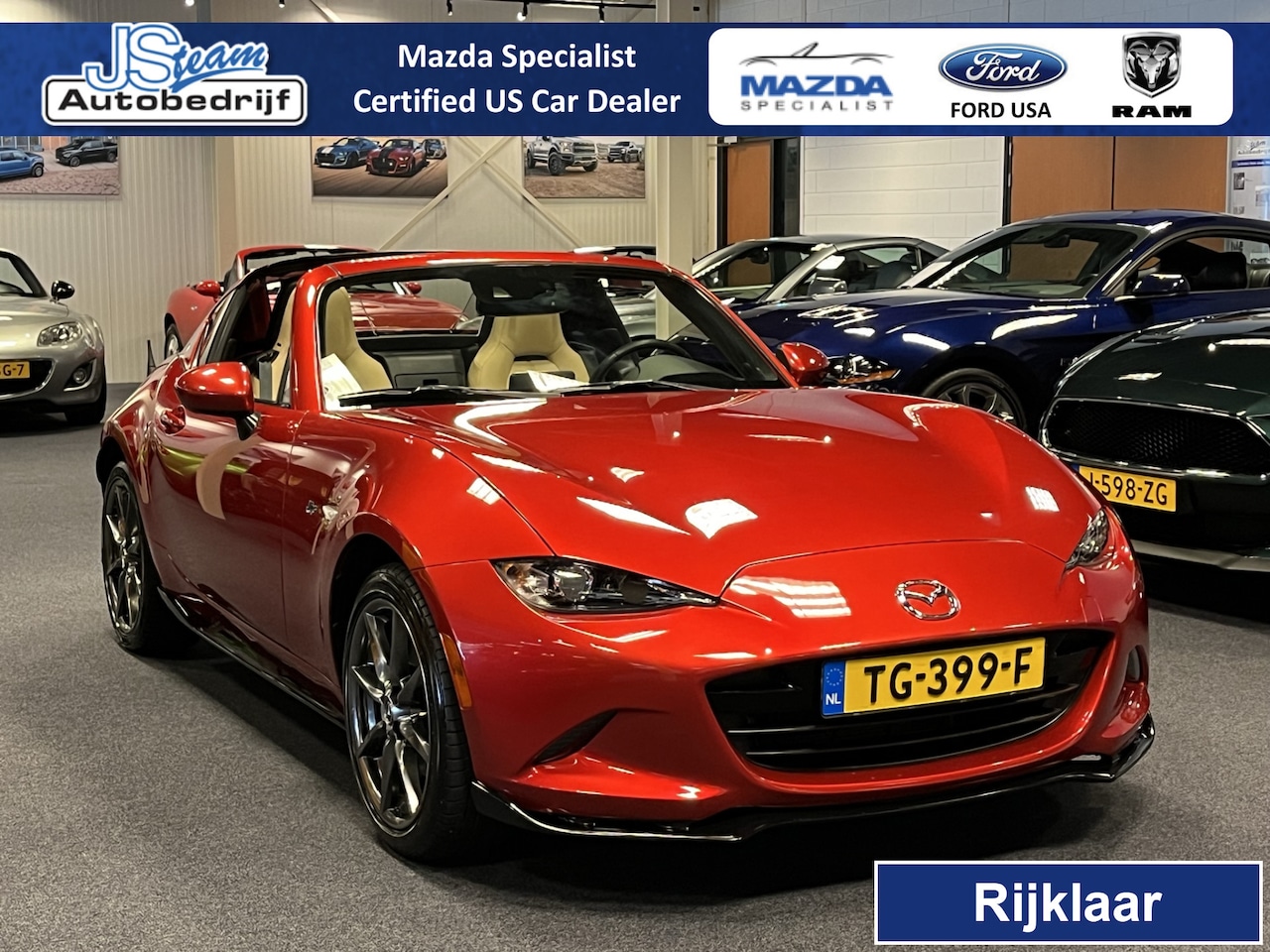 Mazda MX-5 RF - ND 2.0 SkyActiv-G 160PK GT-Miata Bose Nappa Leder MazdaSpeed Bodykit Apple CarPlay - AutoWereld.nl