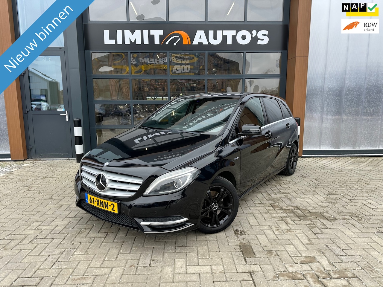 Mercedes-Benz B-klasse - 200 Ambition Airco/Cruise/Leder/Navi/Pdc.v+a/Xenon/Lmv/Nap/Apk - AutoWereld.nl