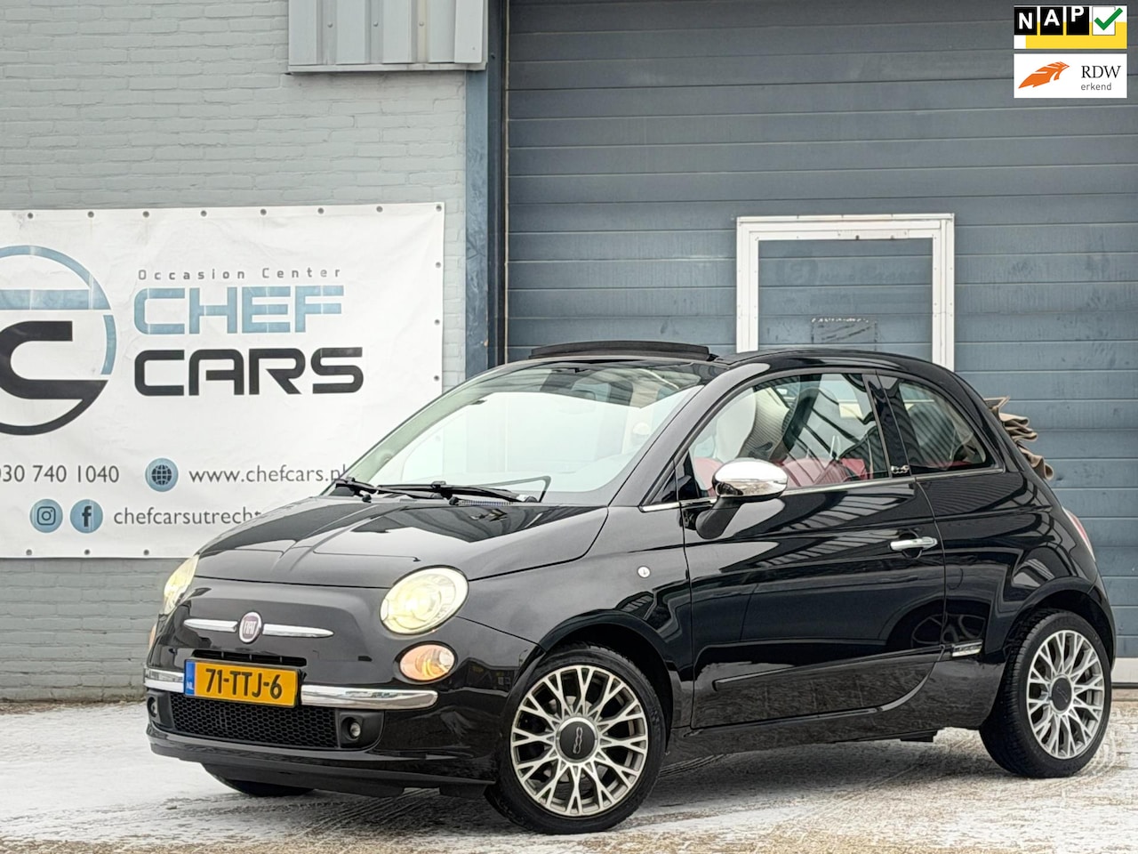 Fiat 500 C - 0.9|NAP|CABRIO|LEER|PDC|AIRCO|1EIGENAAR|BTW AUTO! - AutoWereld.nl