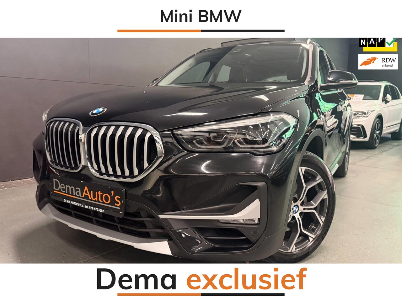 BMW X1 - SDrive18i Executive Edition PANO/LEDER/H-UP/NAVI/SFEERVERL/LED/PDC/CRUISE/// - AutoWereld.nl