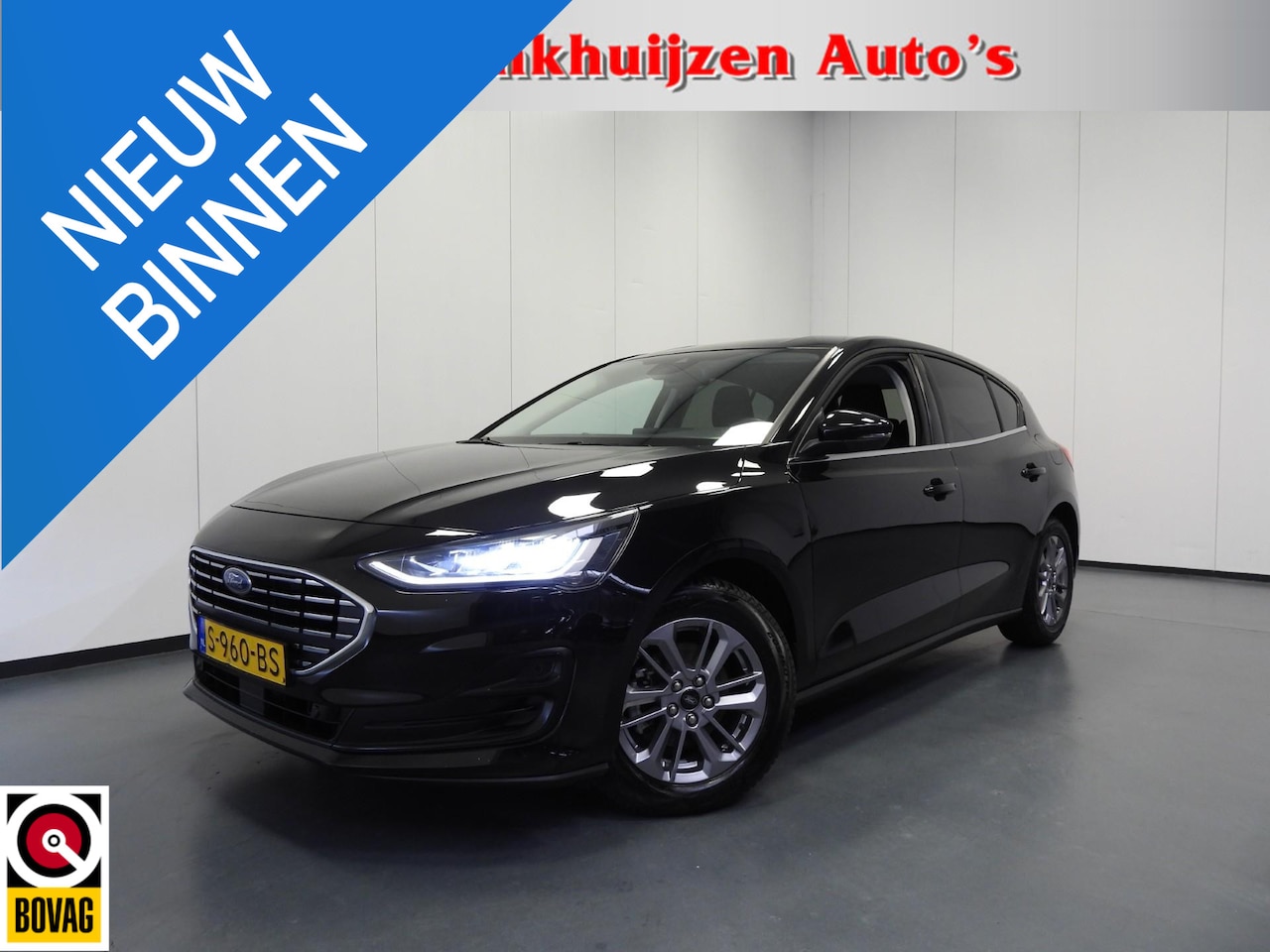 Ford Focus - 1.0 EcoBoost Hybrid Titanium NAVI/CLIMA/CRUISE/PDC/16"LMV! - AutoWereld.nl