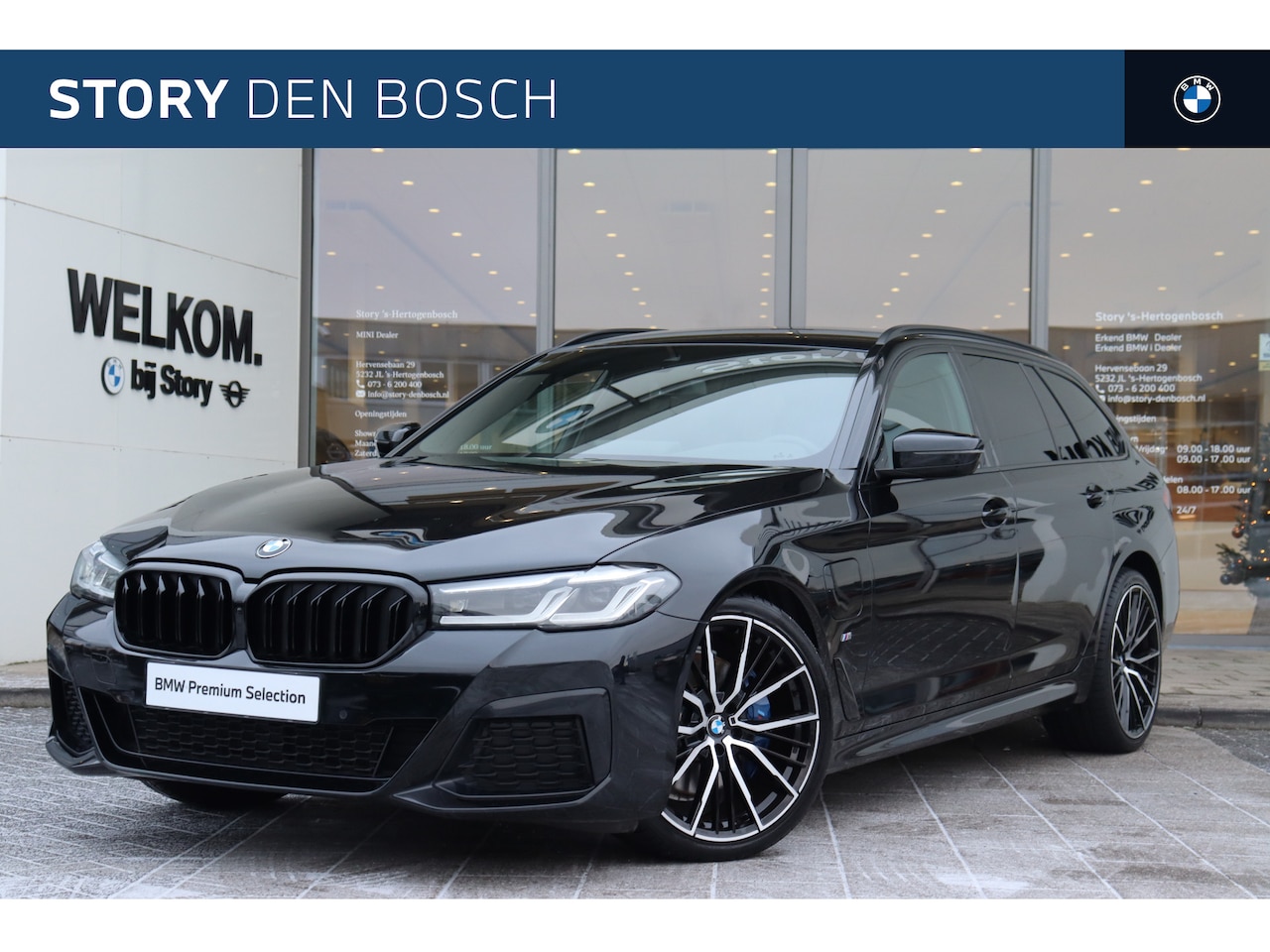 BMW 5-serie Touring - 530e High Executive M Sport Automaat / Achteruitrijcamera / Adaptieve LED / Live Cockpit P - AutoWereld.nl