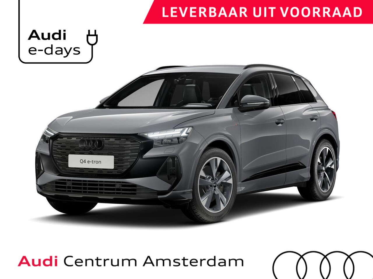 Audi Q4 e-tron - 45 quattro S edition Competition 82 kWh 286pk | Assistentiepakket plus | Optiek pakket zwa - AutoWereld.nl