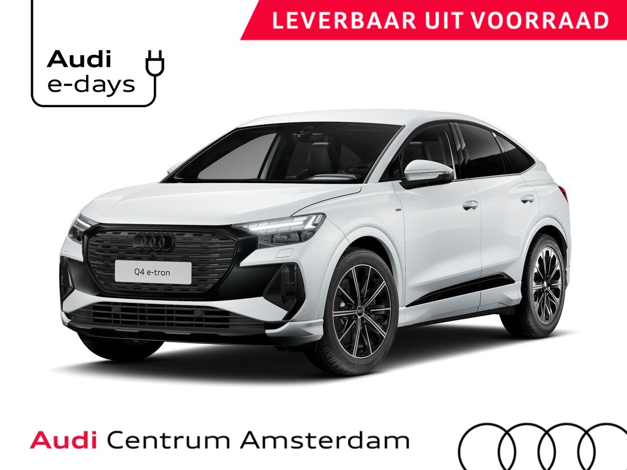 Audi Q4 Sportback e-tron - 45 S edition Competition 82 kWh 286 pk | Assistentiepakket plus | Trekhaak | Ambient licht - AutoWereld.nl