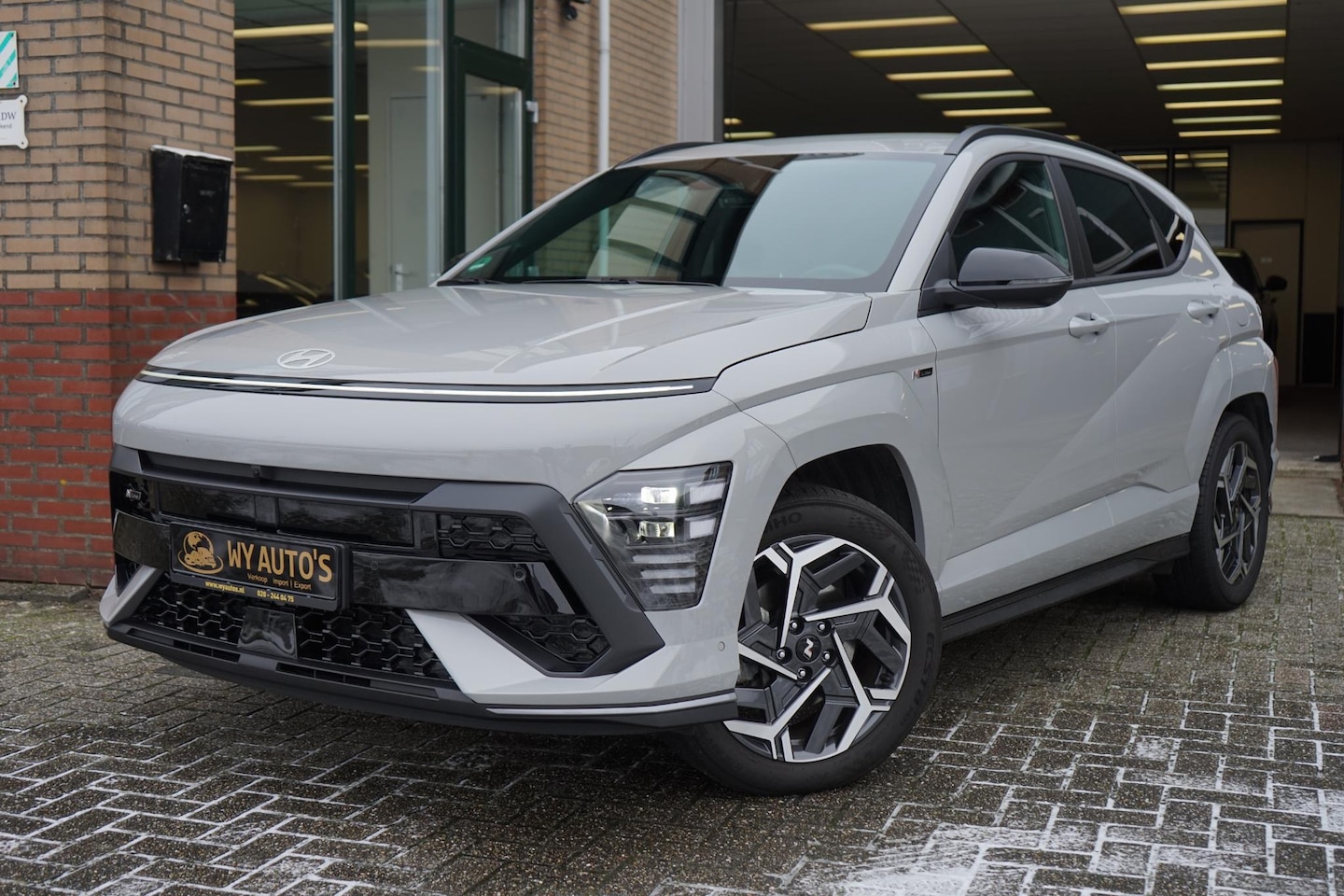 Hyundai Kona - 1.6 GDI HEV N Line Cyber Gray|Trekhaak|BOSE|El.Stoelen|St.Ventilatie|El.Achterklep| - AutoWereld.nl
