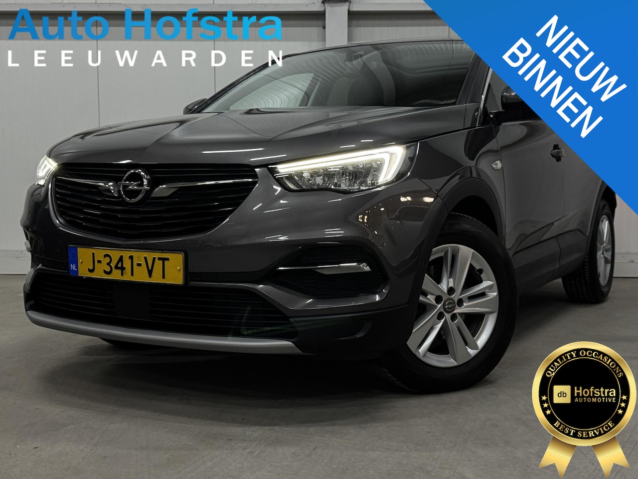 Opel Grandland X - 1.2 Turbo Business Executive AUTOMAAT PANODAK 2X-PDC CARPLAY LMV - AutoWereld.nl