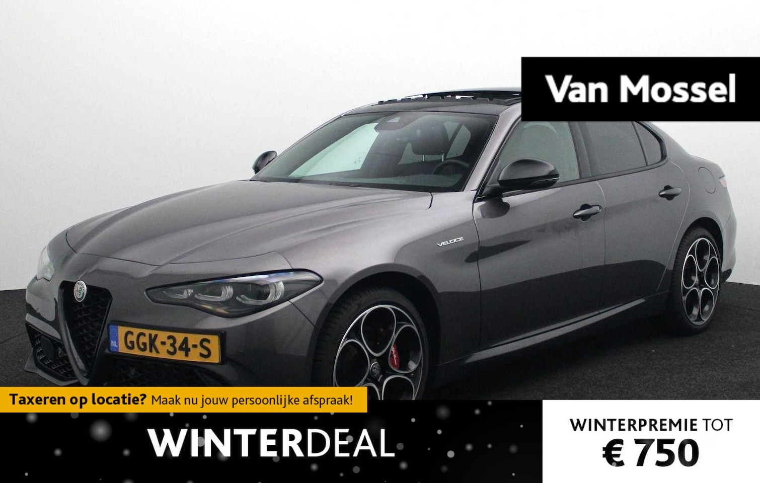 Alfa Romeo Giulia - 2.0 T GME AWD Veloce | Panoramadak | Lederen sportstoelen | Achteruitrijcamera | Navigatie - AutoWereld.nl