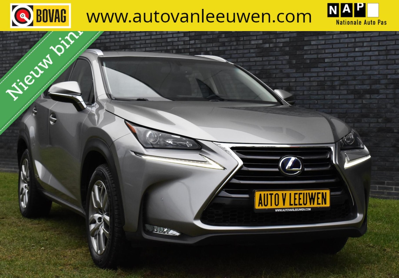 Lexus NX - 300h AWD Luxury Hybrid LEDER/CAMERA/LED/ACC/ETC.! - AutoWereld.nl