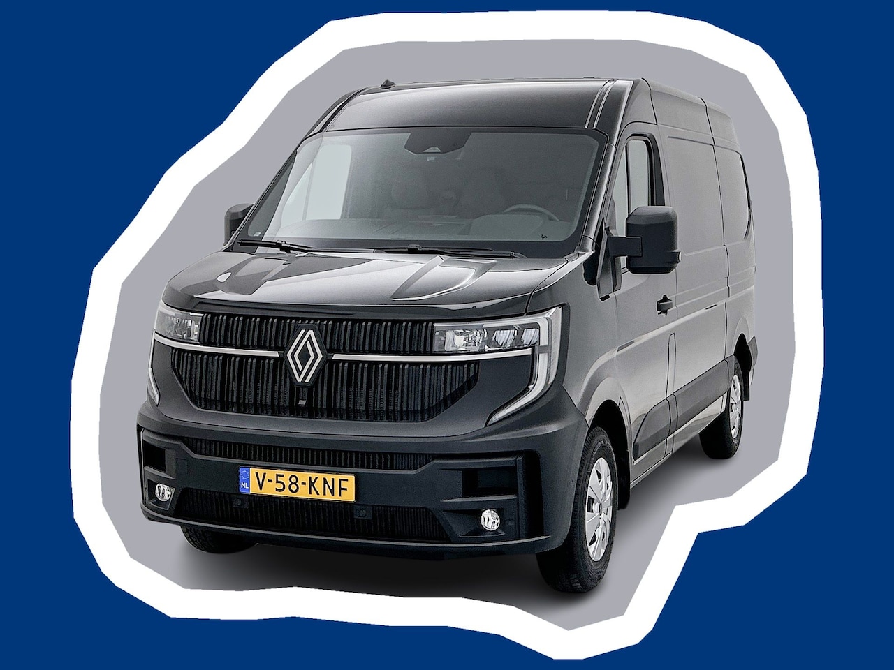 Renault Master - T35 2.0 dCi 170 L2H2 Extra Noir Navigatie Stoelverwarming Led Trekhaak Voorruit verwarming - AutoWereld.nl