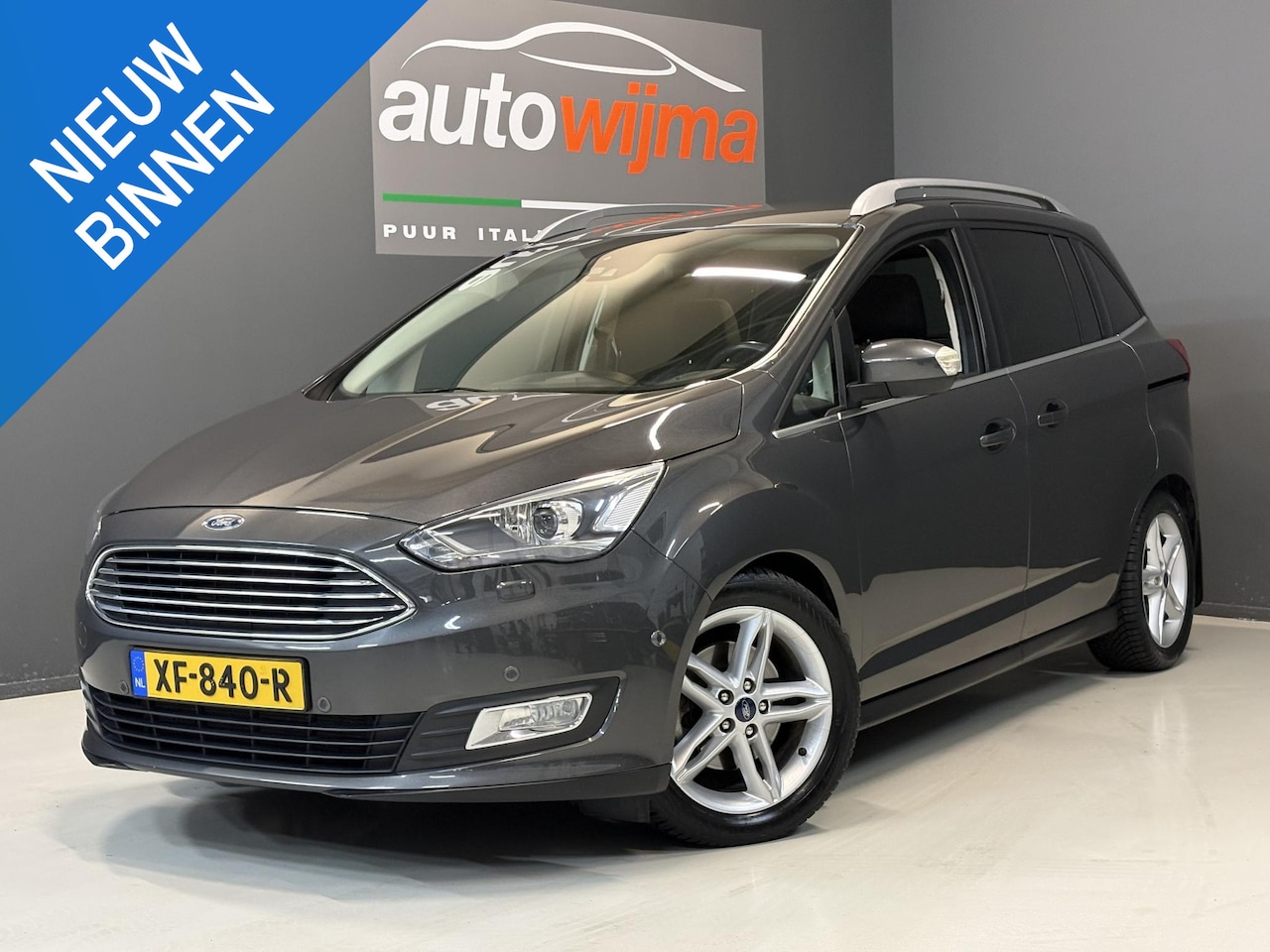 Ford Grand C-Max - 1.5 Titanium 7p. Automaat Xenon, Stoel/stuurverwarming, Camera - AutoWereld.nl