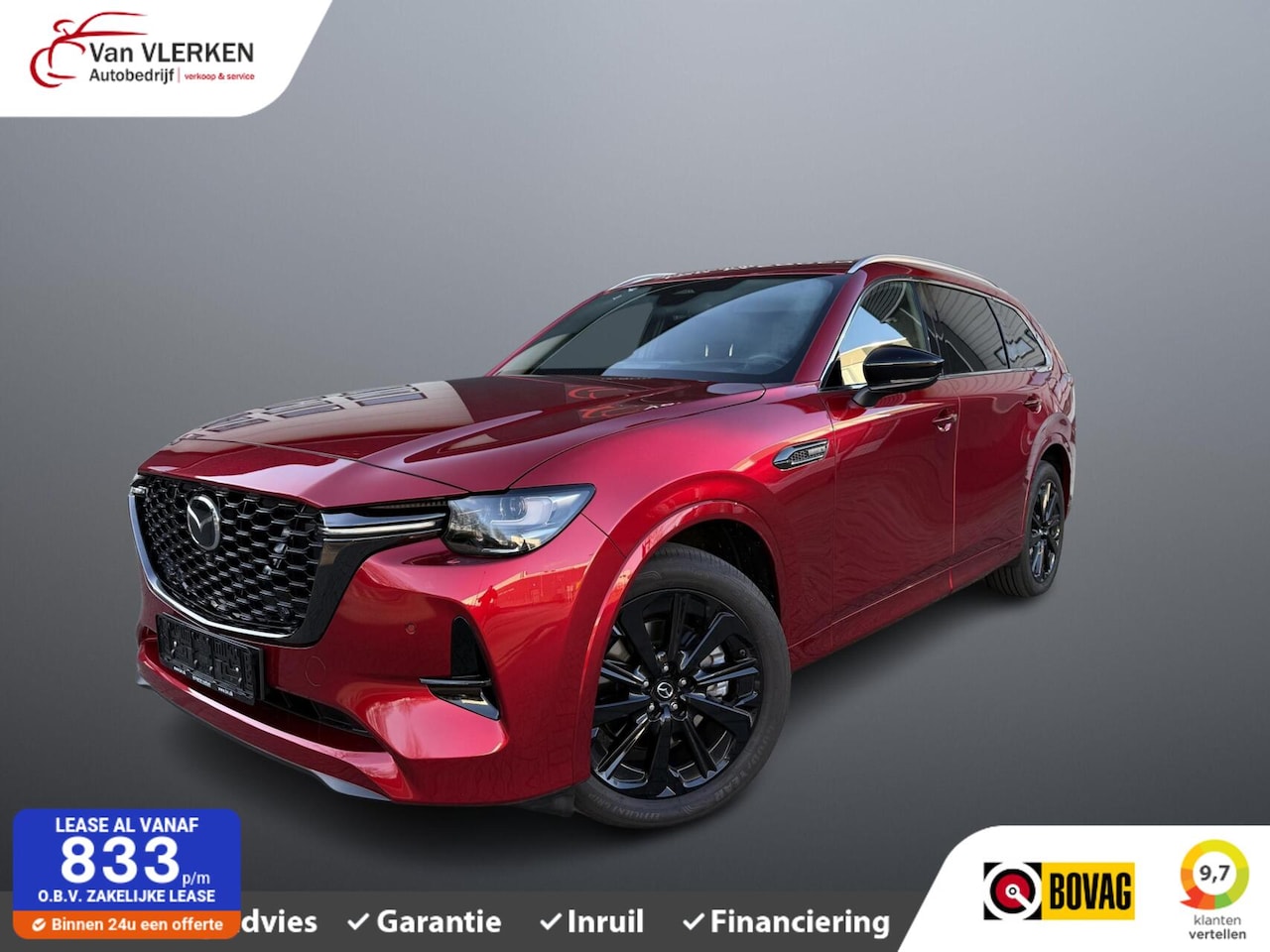 Mazda CX-80 - 2.5 e-SkyActiv PHEV Homura Plus PANO LEER - AutoWereld.nl