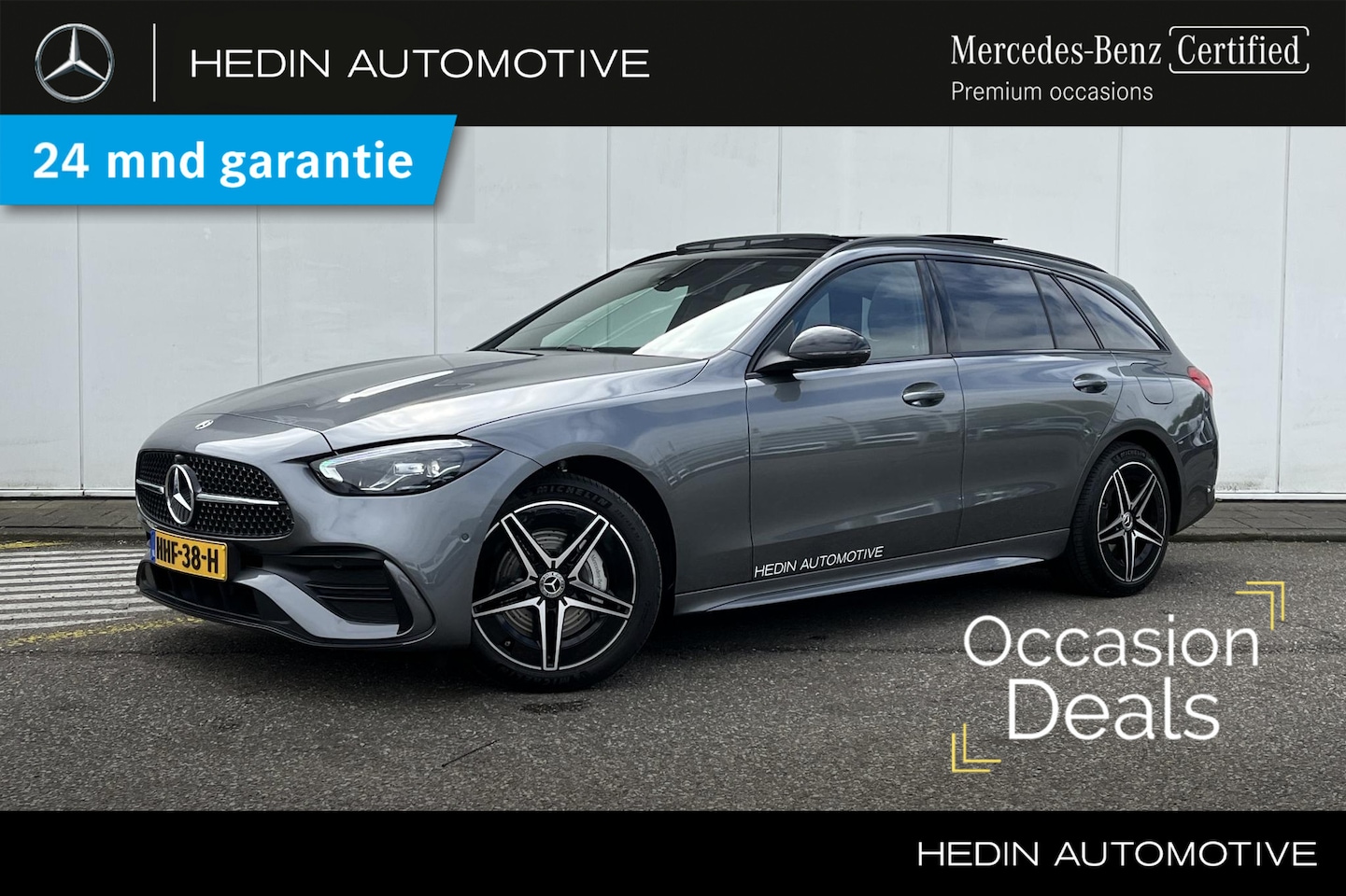 Mercedes-Benz C-klasse Estate - C 300e Automaat Star Edition AMG Line | Nightpakket | Panoramadak | Distronic | Parkeerpak - AutoWereld.nl