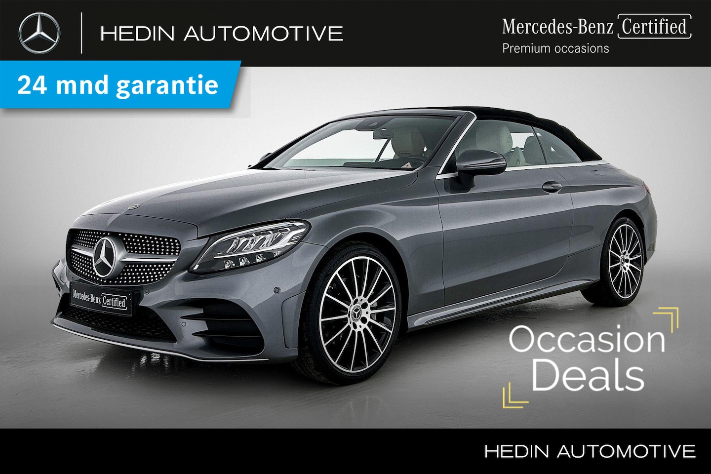 Mercedes-Benz C-klasse Cabrio - C 180 AMG Line | LED | Stoelverwarming | Airscarf | Camera | Spiegelpakket | Zitcomfortpak - AutoWereld.nl