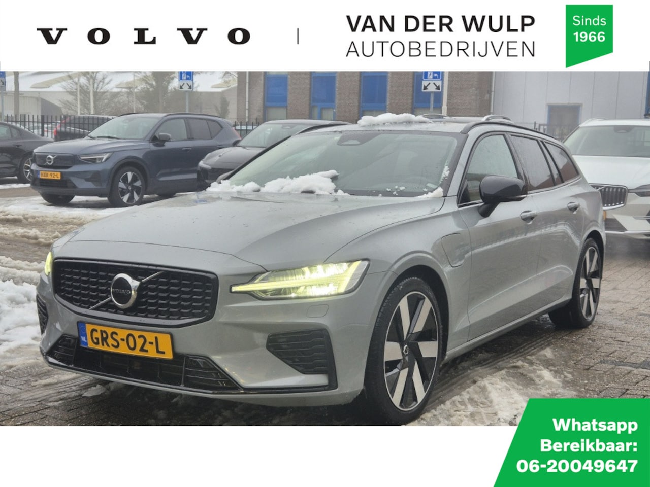 Volvo V60 - T8 455PK AWD Ultra Dark | Leder | Trekhaak | Schuifdak | - AutoWereld.nl