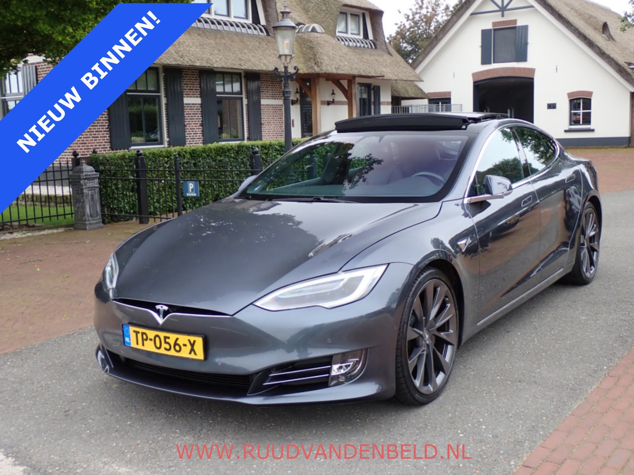 Tesla Model S - 100D 85%SOH MCU2 CCS AUTOPILOT / PANODAK / LEER / 21INCH - AutoWereld.nl