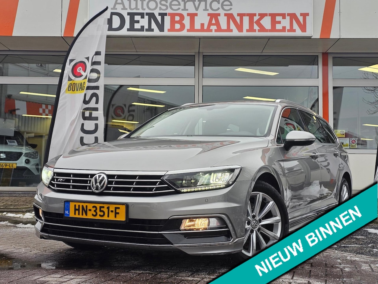 Volkswagen Passat Variant - 1.8 TSI Bns Edition R Line 180pk AUT BJ.2016 / Navi / 360 Camera / Digi Dashb / Half Leder - AutoWereld.nl