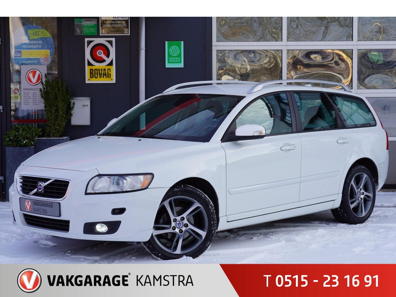 Volvo V50 - 2.0 R-Design Pro Ed. Leder/Airco/Cruise/Winterpak. - AutoWereld.nl