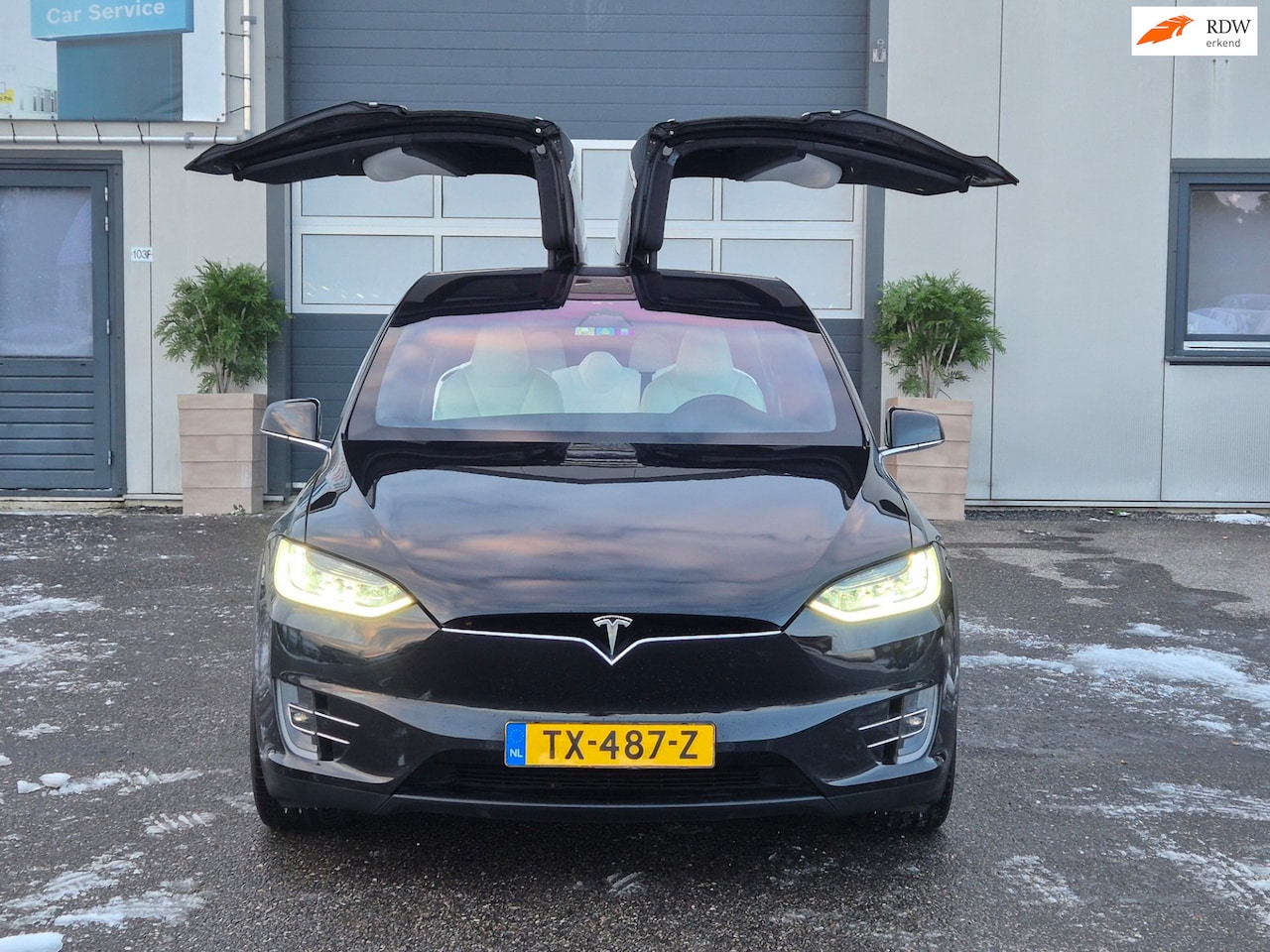 Tesla Model X - 75D 7p. Wit Interieur Auto Pilot Incl Btw - AutoWereld.nl