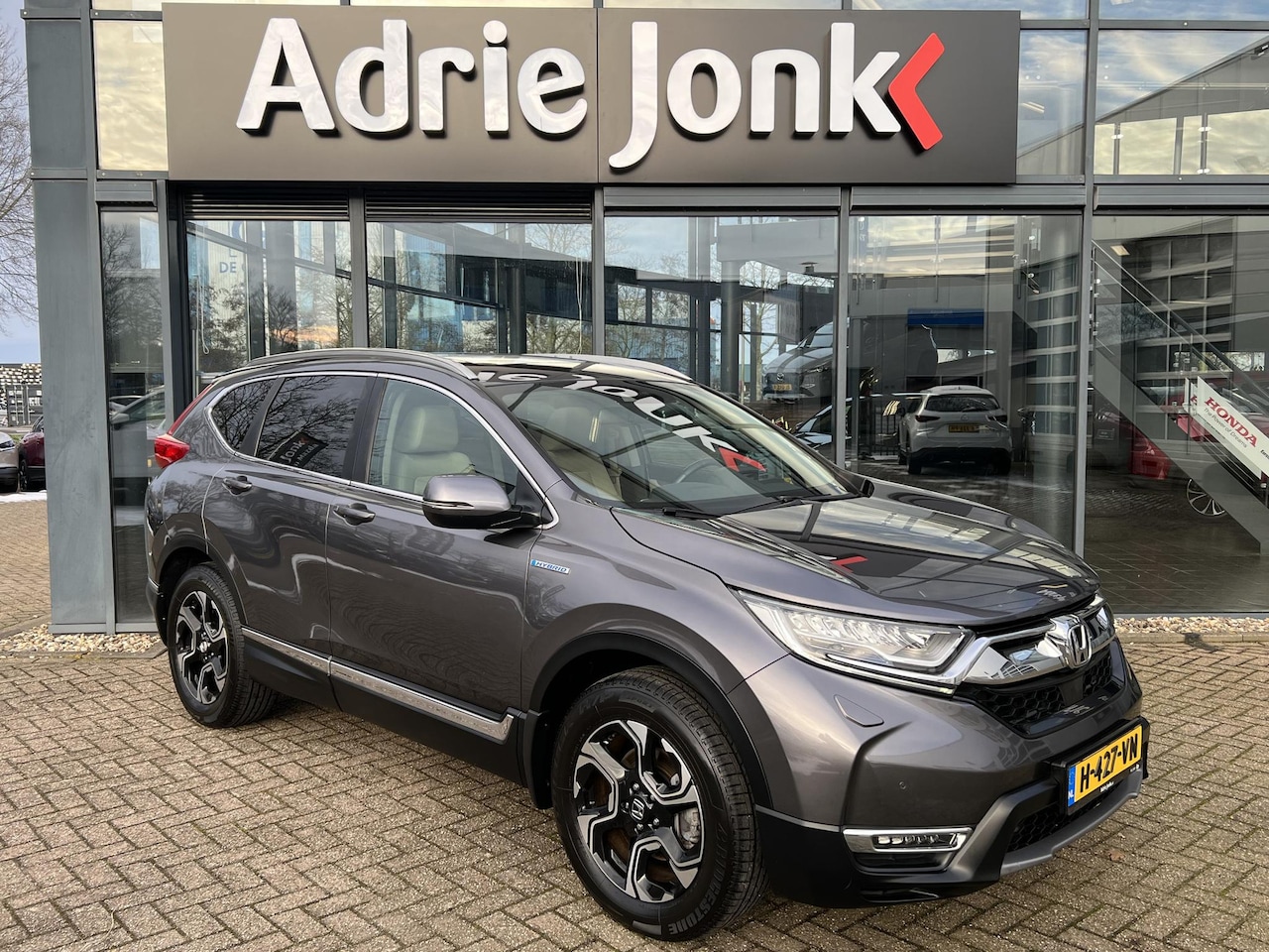 Honda CR-V - 2.0 Hybrid AWD Executive AUTOMAAT | PANORAMA DAK | EL. A.KLEP | Beige LEDER | NAVIGATIE | - AutoWereld.nl