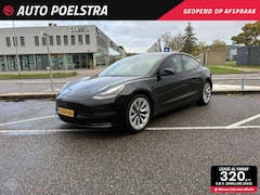 Tesla Model 3 - Long Range AWD 351 PK 75 kWh Facelift Trekhaak Panoramadak 19" Zwart Leder Warmtepomp incl