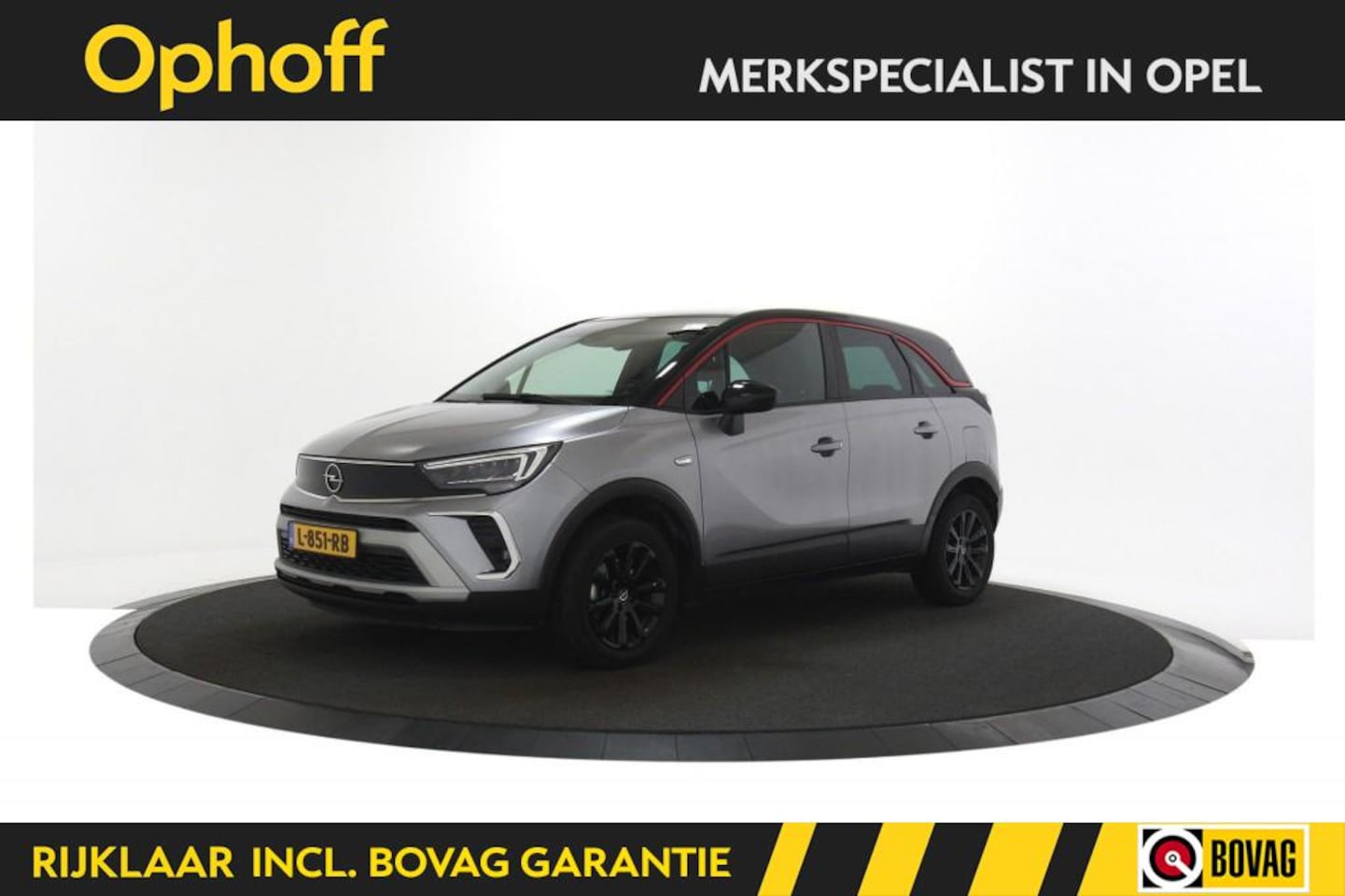 Opel Crossland - 1.2 Turbo GS Line Automaat / Camera + PDC / Stoel- en stuurverwarming - AutoWereld.nl