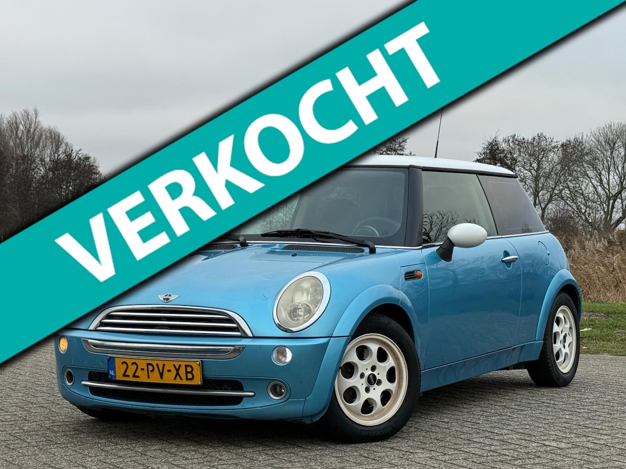 MINI Cooper - Mini 1.6 | Island Blue | Bluetooth/DAB/Elek.ramen/LMV - Nette auto! - AutoWereld.nl