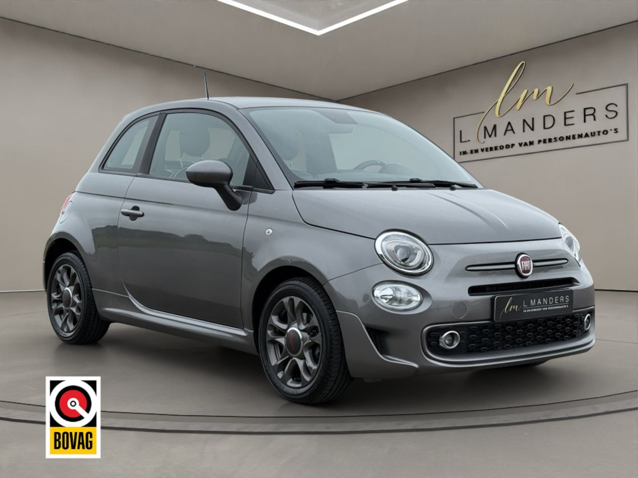 Fiat 500 - 1.0 Hybrid Sport 2020 GRIJS | Apple CarPlay | Climate Control - AutoWereld.nl