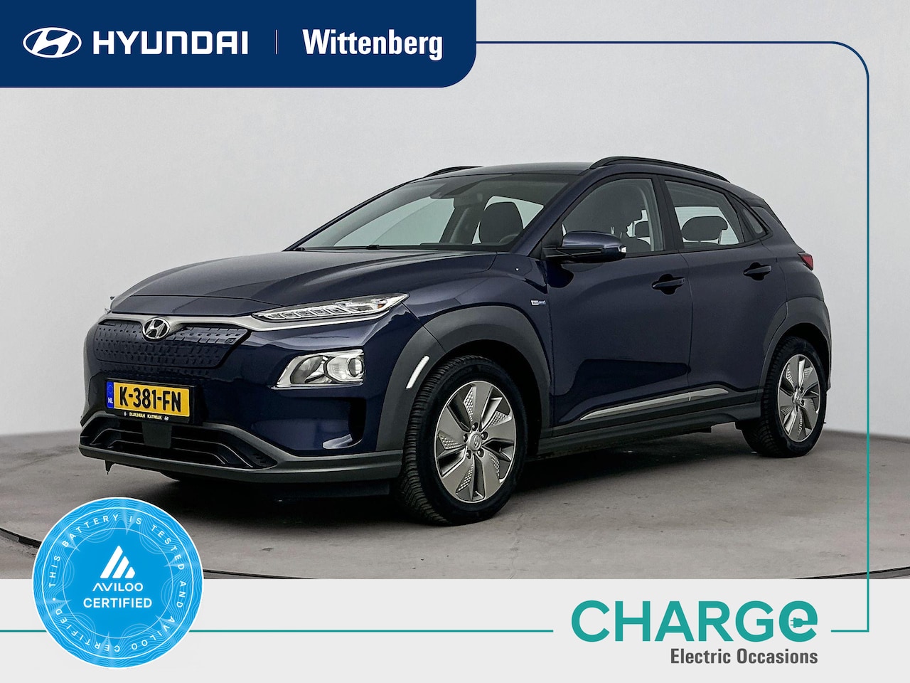 Hyundai Kona Electric - EV COMFORT 64 kWh | SoH 96% | WARMTEPOMP | 3 FASE | NAVI | APPLE CAR PLAY & ANDROID AUTO | - AutoWereld.nl