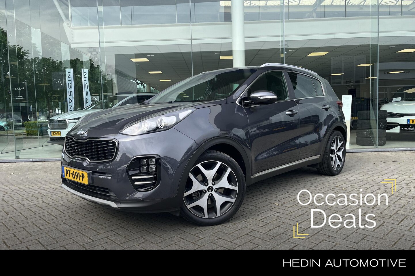 Kia Sportage - 1.6 T-GDI GT-Line Nav | Climate Control | Leder | Stoelverwarming | Lane Assist | Trekhaak - AutoWereld.nl