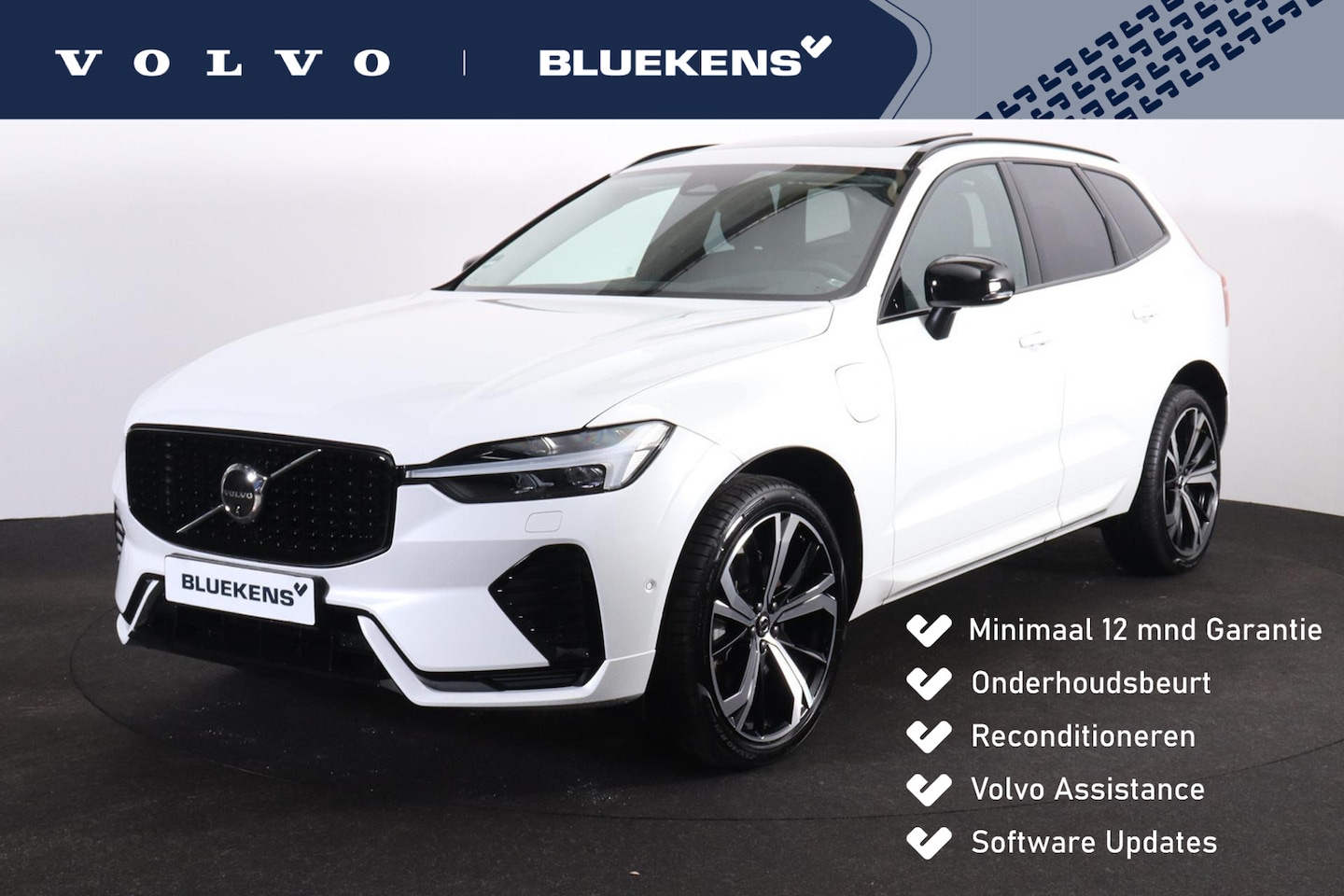 Volvo XC60 - T8 Recharge AWD Ultimate Dark - Panorama/schuifdak - IntelliSafe Assist & Surround - 360º - AutoWereld.nl
