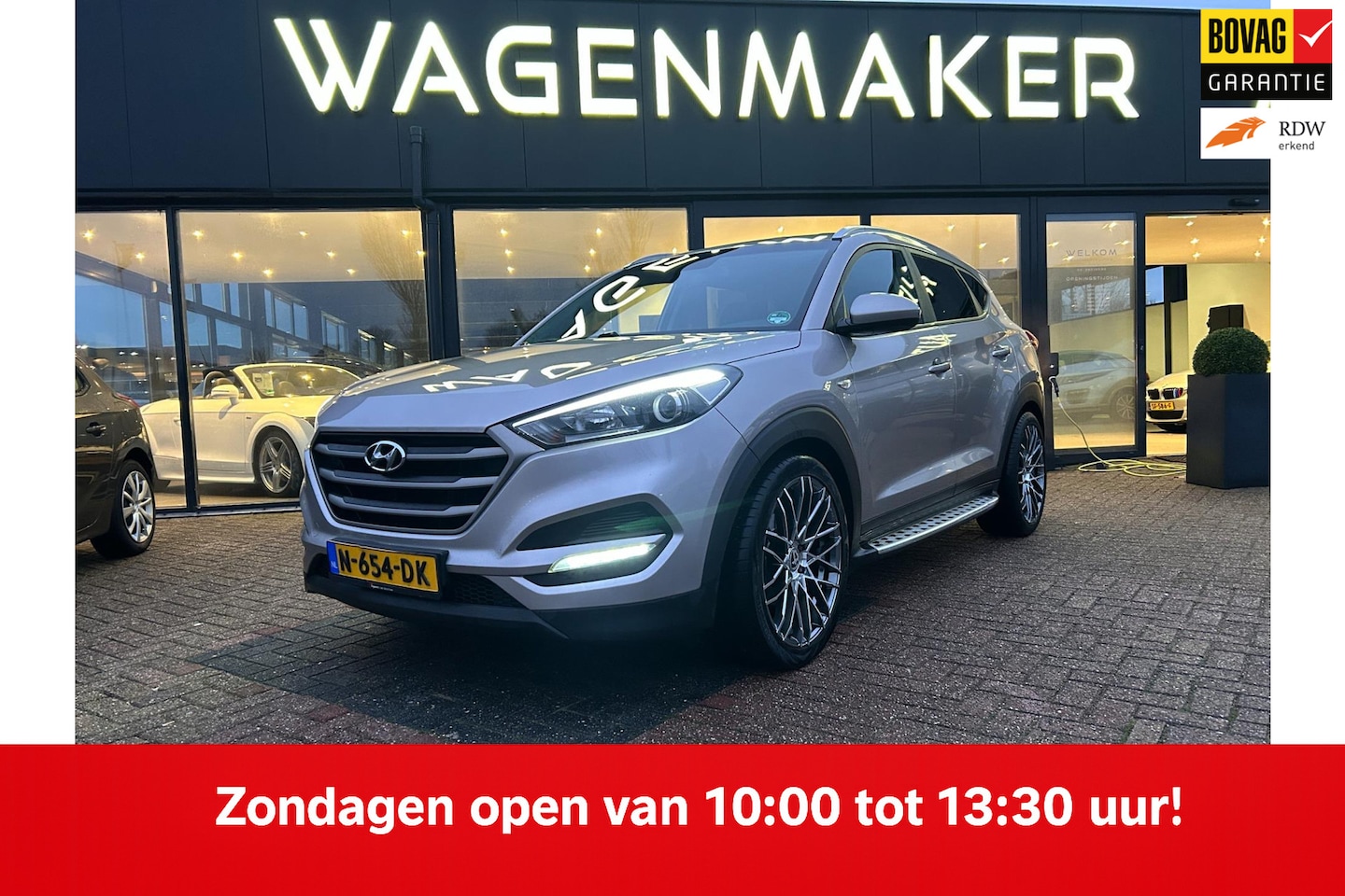 Hyundai Tucson - 1.6 T-GDi Premium Clima|Cruise|NAVI|CAMERA - AutoWereld.nl