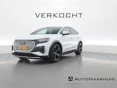 Audi Q4 Sportback e-tron - S Line 340 KM Range 52 kWh | HUD | CarPlay | 21" | Keyless | Sonos | Navi | 360 cam