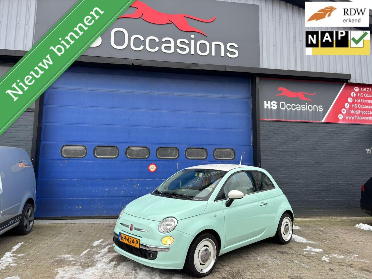 Fiat 500 - 0.9 TwinAir Turbo Vintage '57 Airco Leder PDC A - AutoWereld.nl