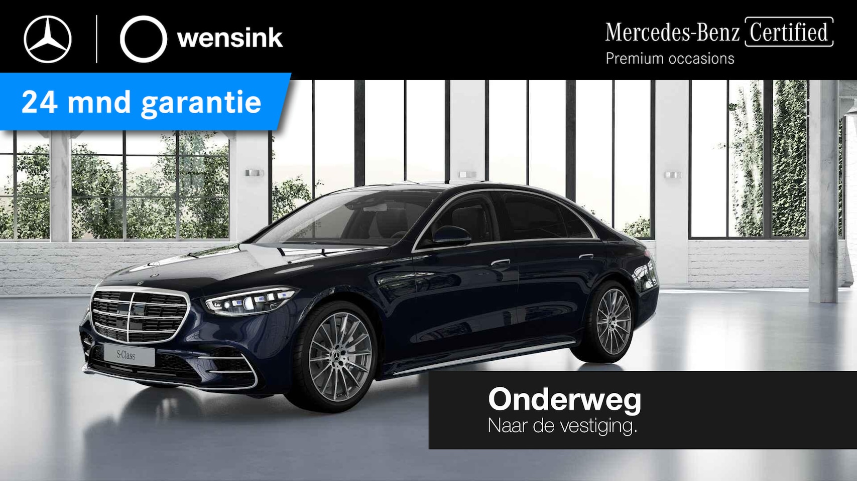 Mercedes-Benz S-klasse - 580 e 4MATIC Lang AMG Line | Panoramadak | Achterasbesturing | Burmester | Head-up display - AutoWereld.nl