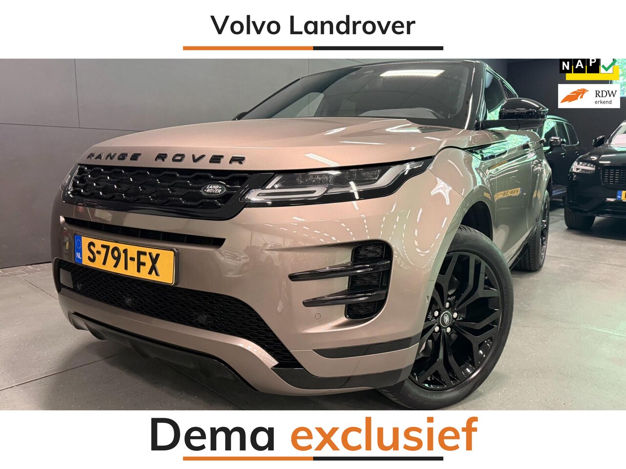 Land Rover Range Rover Evoque - 2.0 P200 AWD R-Dynamic HSE PANO/LEDER/NAVI/DAB/CARPLAY/MERIDIAN-SOUND/// - AutoWereld.nl