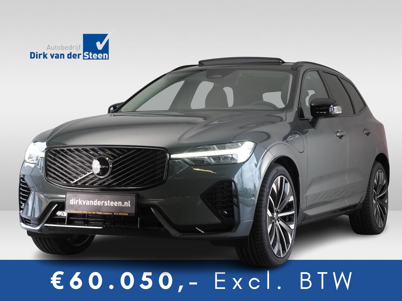Volvo XC60 - 2.0 T6 Plug-in hybrid AWD Ultra Dark "Facelift" | Luchtvering | Bowers & Wilkins | Masage - AutoWereld.nl