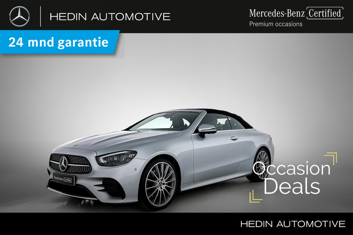 Mercedes-Benz E-klasse Cabrio - E 200 Automaat AMG Line | Premium Plus Pakket | Parkeerpakket 360°-camera | Warmtecomfortp - AutoWereld.nl