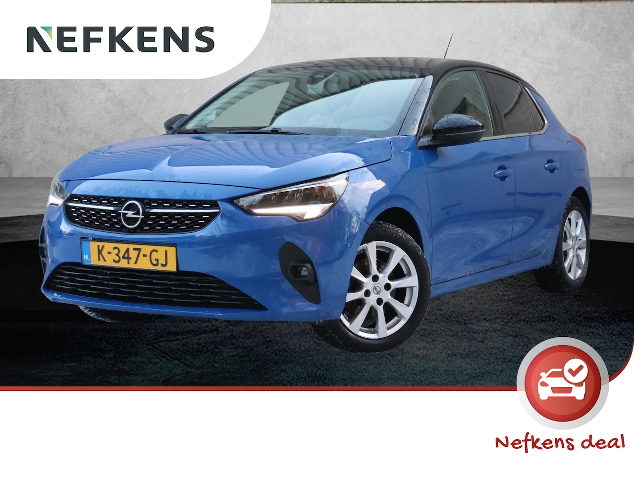 Opel Corsa - 100pk Elegance | 1ste eigenaar | LEER/Stof | Privacy Glass | LED lampen | AppleCarPlay/And - AutoWereld.nl
