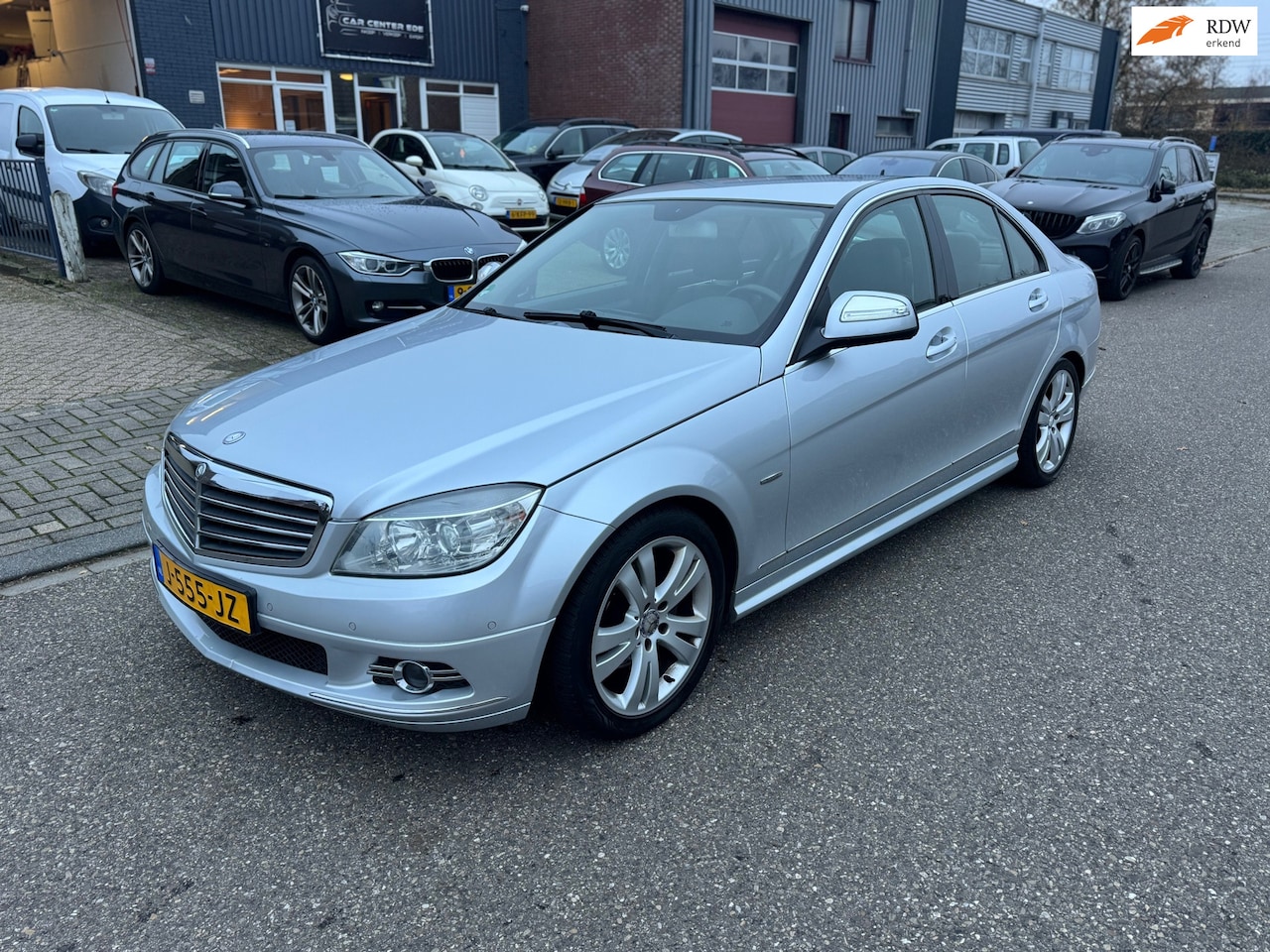 Mercedes-Benz C-klasse - 200 K AUT 2008 Grijs | ZEER NETTE AUTO - AutoWereld.nl