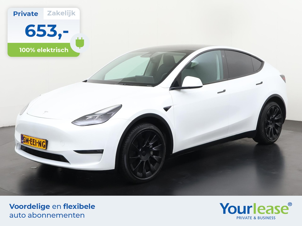 Tesla Model Y - Long Range AWD 75 kWh | All-in 653,- Private Lease | Direct uit voorraad - AutoWereld.nl